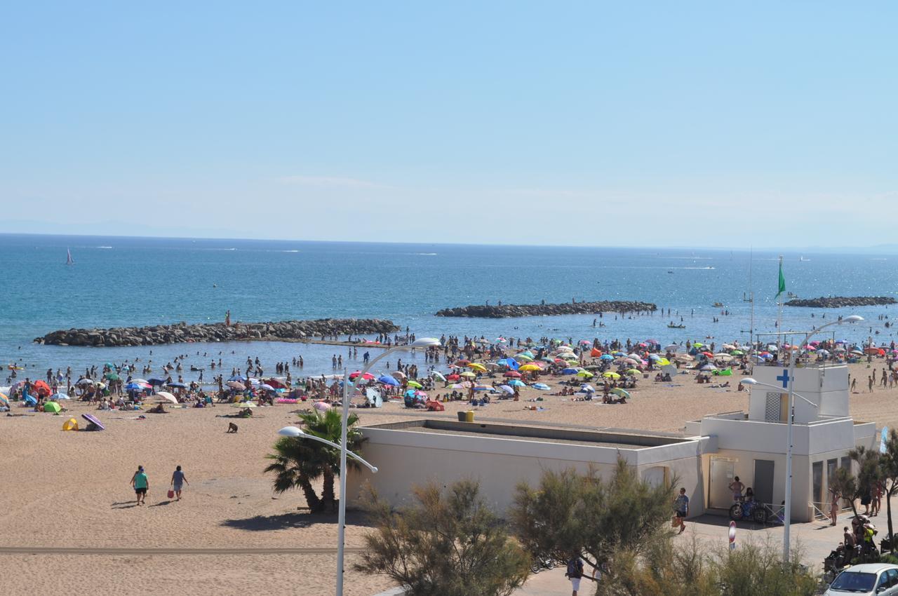 Hôtel de la Mer Valras-Plage Exterior foto